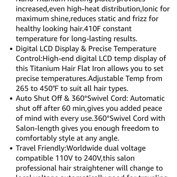 Lovani Professional Hair Straightener - Picture 6 of 6